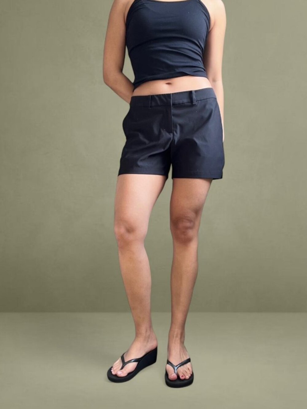 Black Nike Dri-Fit tailored shorts